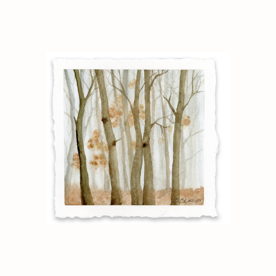 Autumn Mist Watercolor