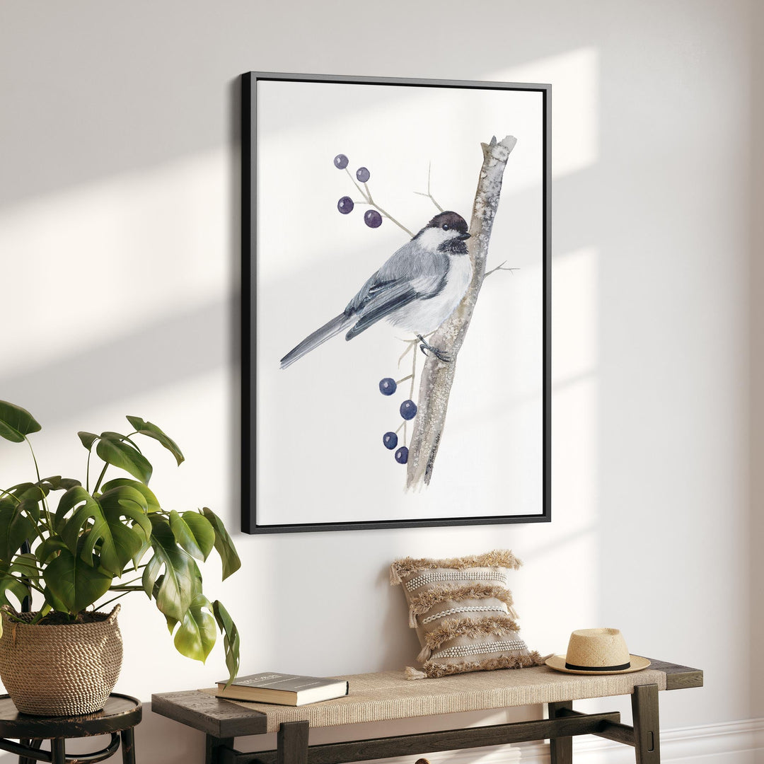 Black-capped Chickadee Art - Brett Blumenthal Art