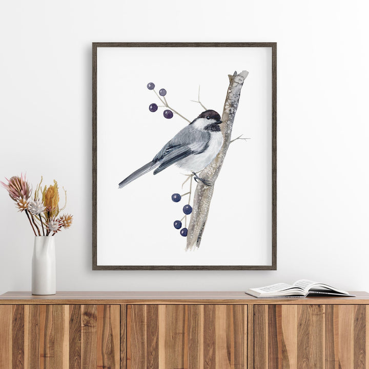 Black-capped Chickadee Art - Brett Blumenthal Art