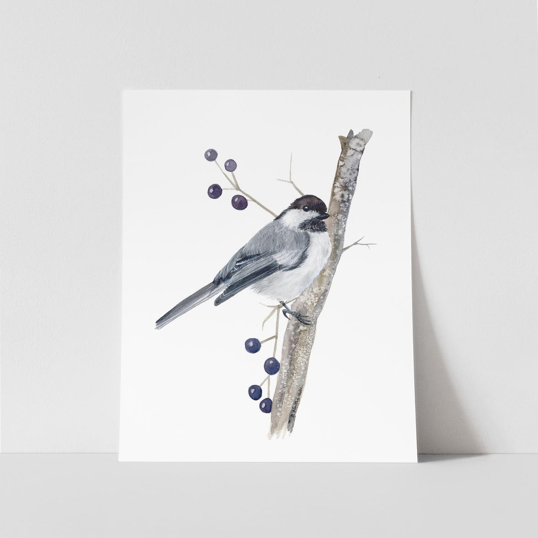 Black-capped Chickadee Art - Brett Blumenthal Art