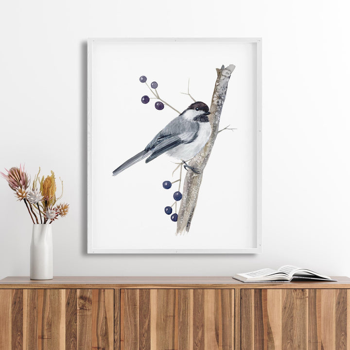 Black-capped Chickadee Art - Brett Blumenthal Art