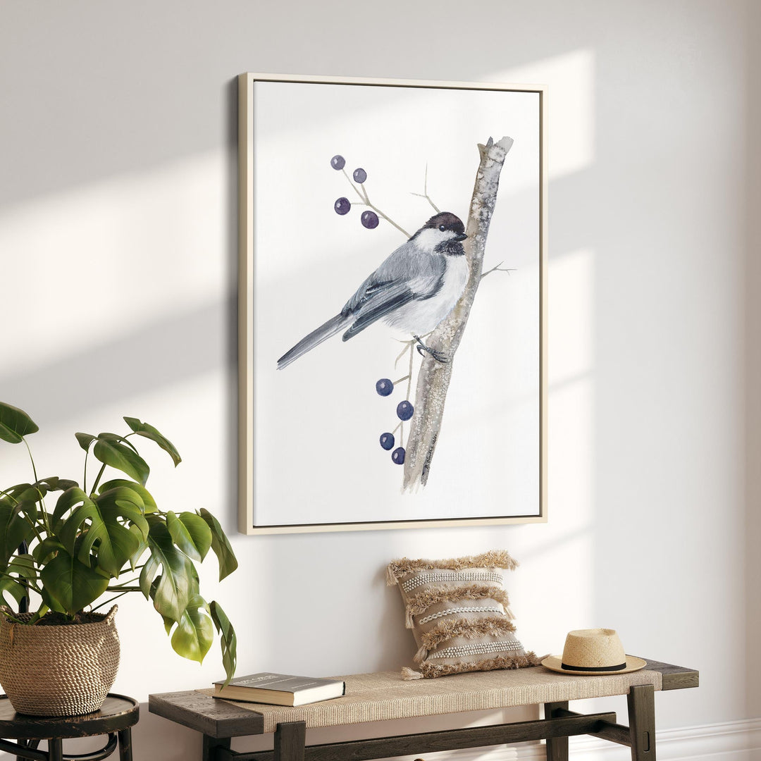 Black-capped Chickadee Art - Brett Blumenthal Art
