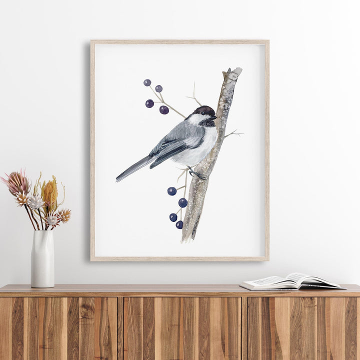 Black-capped Chickadee Art - Brett Blumenthal Art