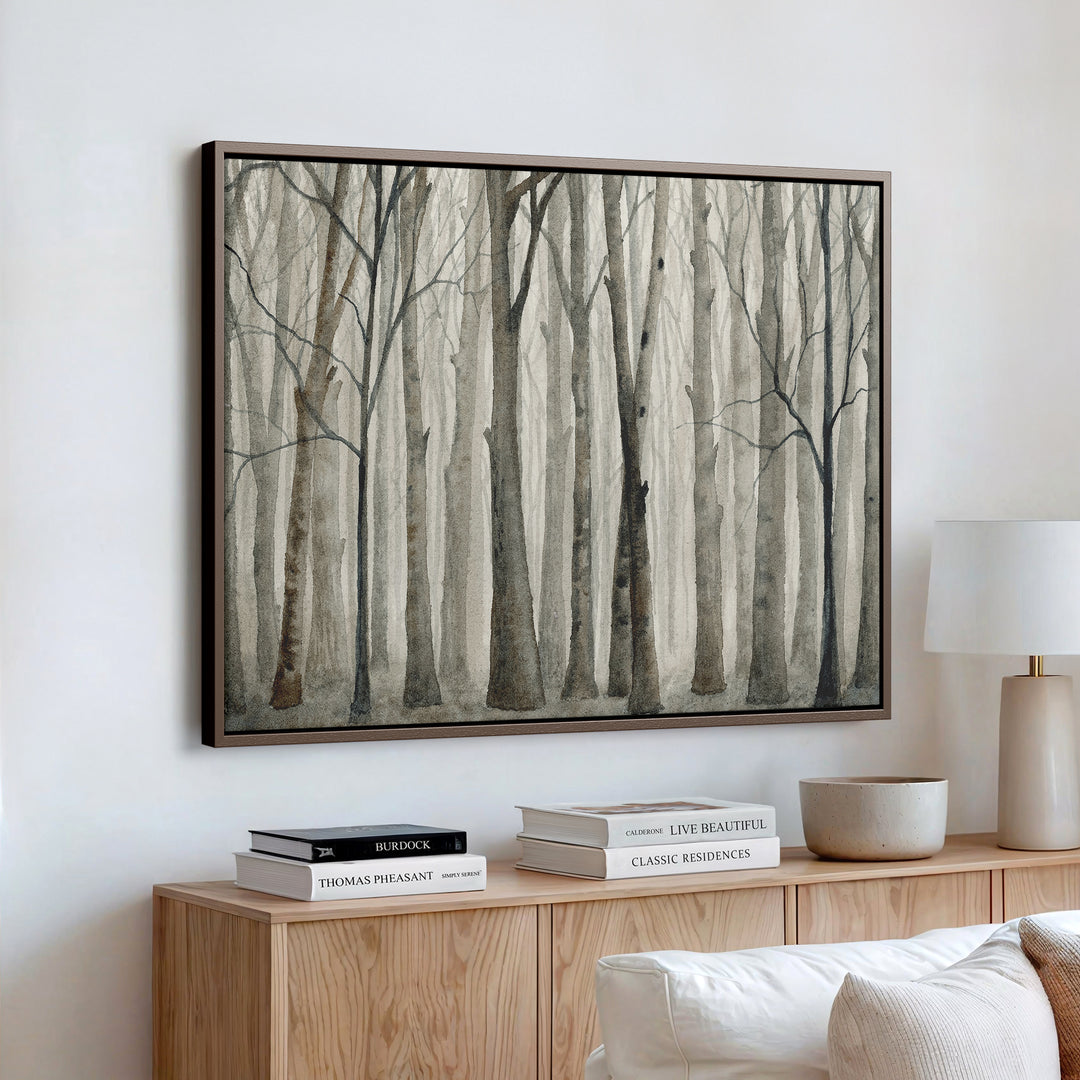 Misty Forest Watercolor Landscape - Brett Blumenthal Art