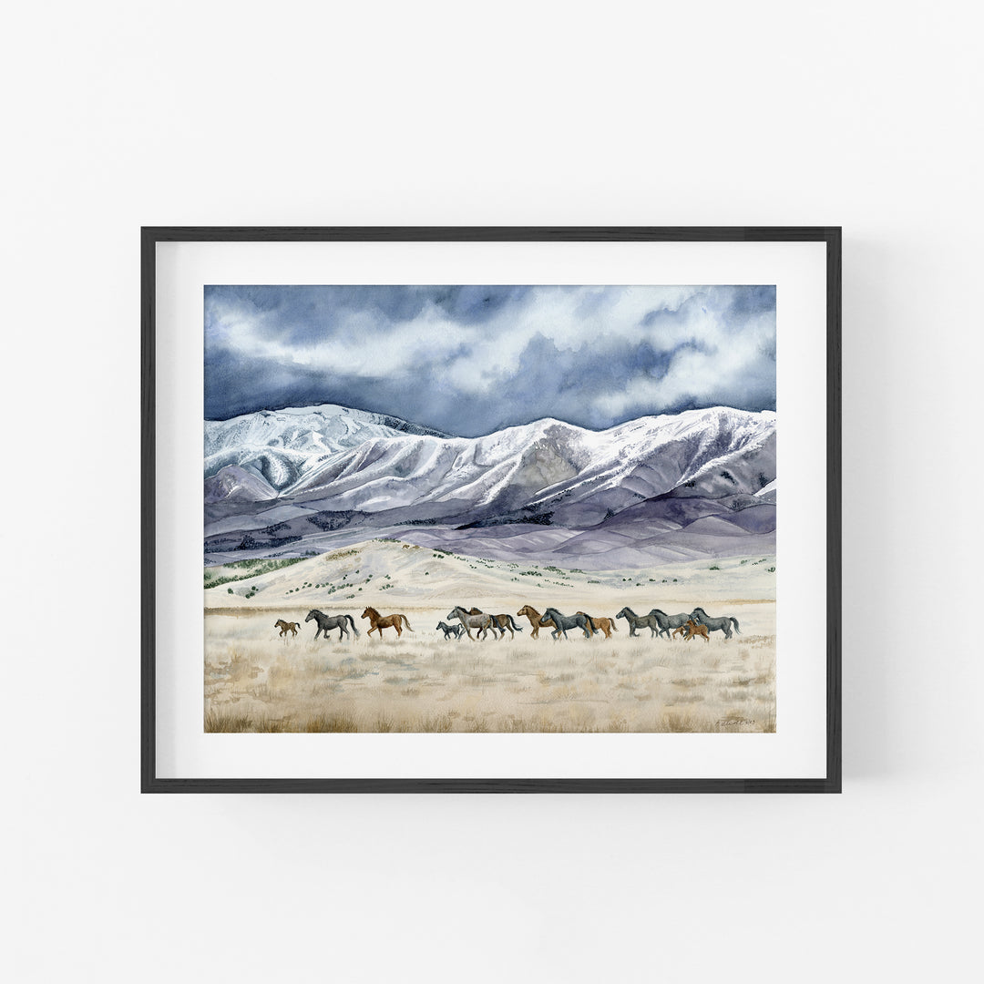 Running Free - Wild Horse Art - Brett Blumenthal Art