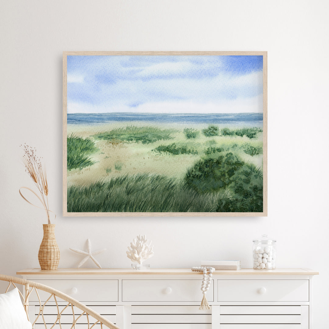 Coastal Dunes Painting - Brett Blumenthal Art