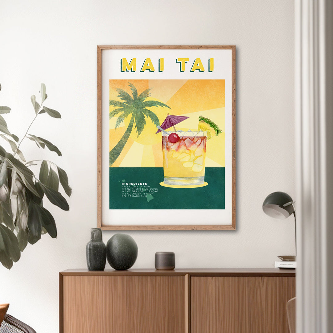 Mai Tai Vintage Poster