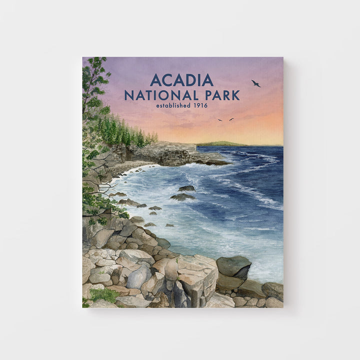 Acadia National Park Poster - Brett Blumenthal Art