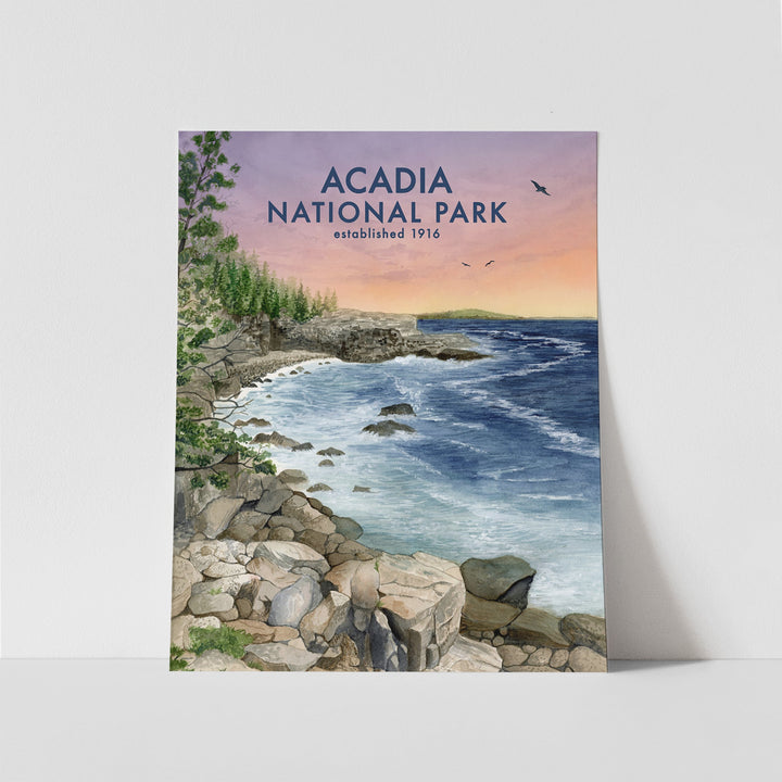 Affiche du parc national Acadia