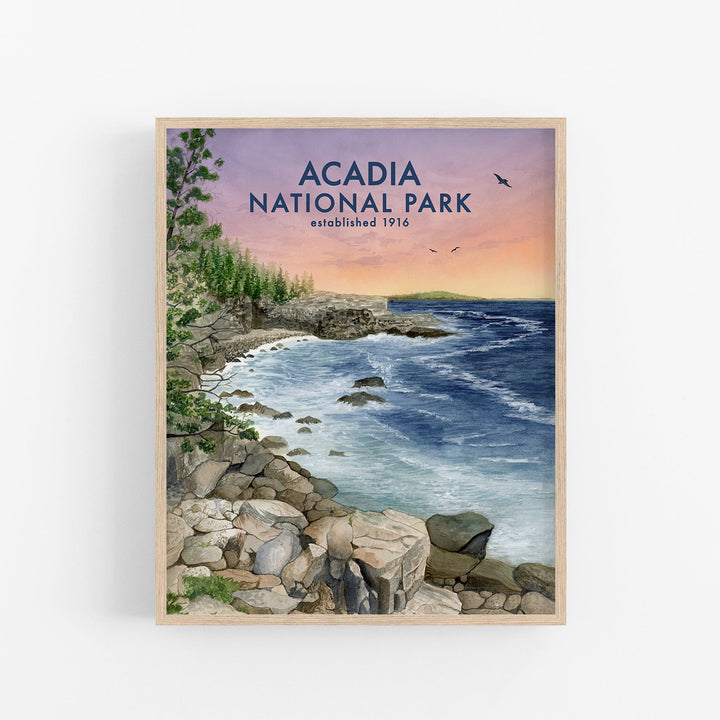 Acadia National Park Poster - Brett Blumenthal Art