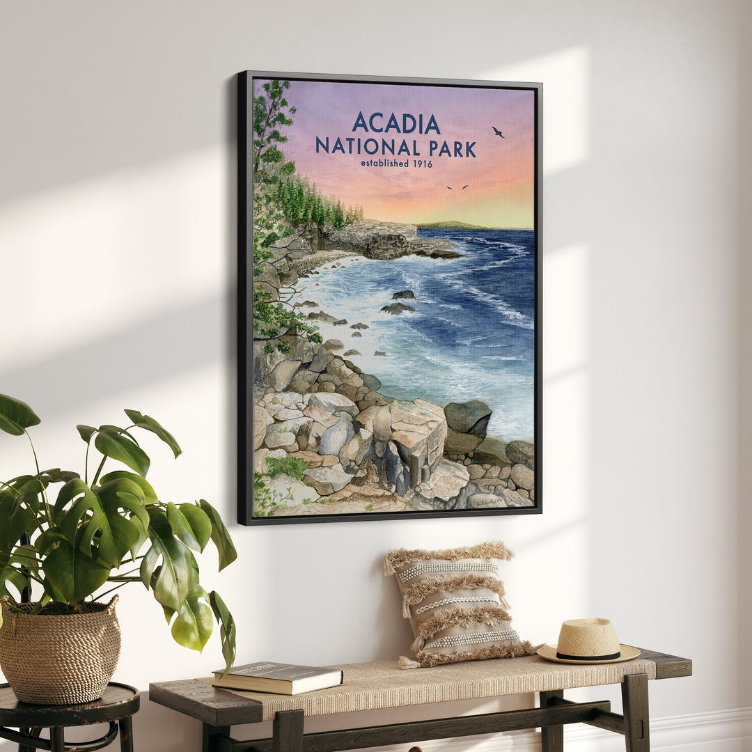 Acadia National Park Poster - Brett Blumenthal Art