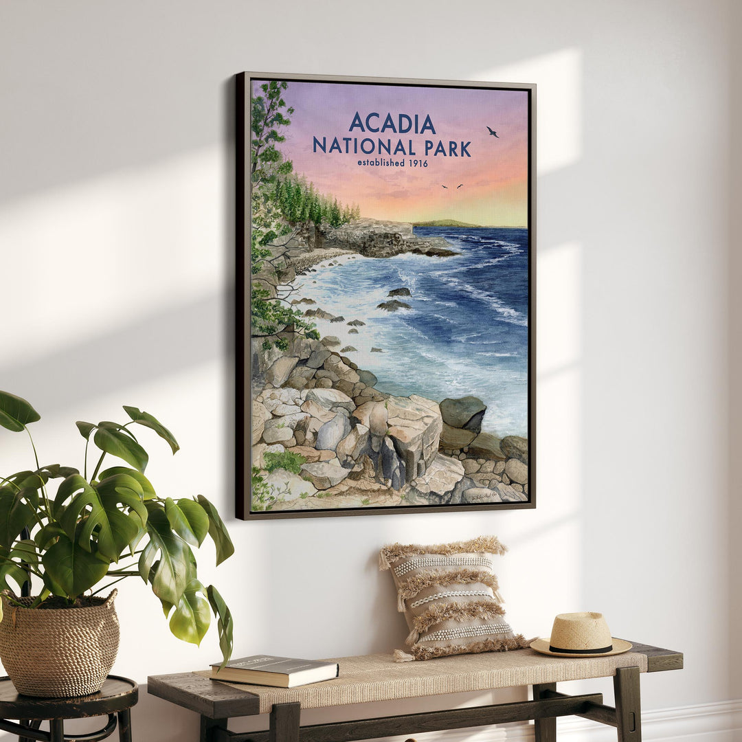 Affiche du parc national Acadia