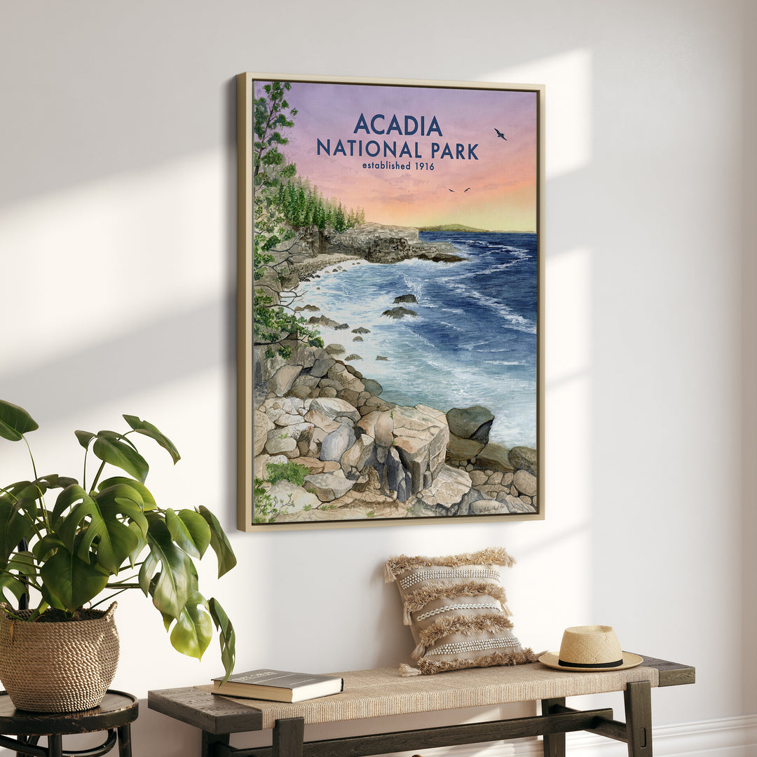 Acadia National Park Poster - Brett Blumenthal Art