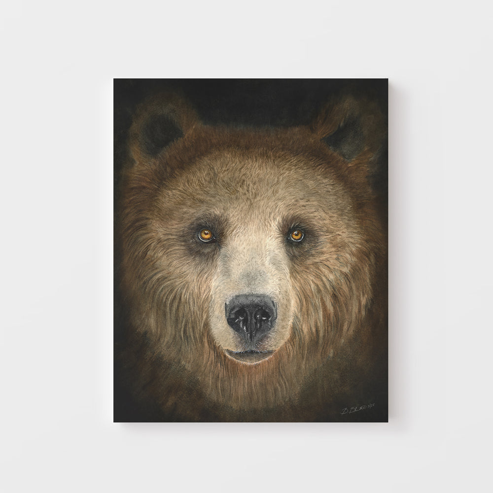 Grizzly Bear Canvas Wall Art