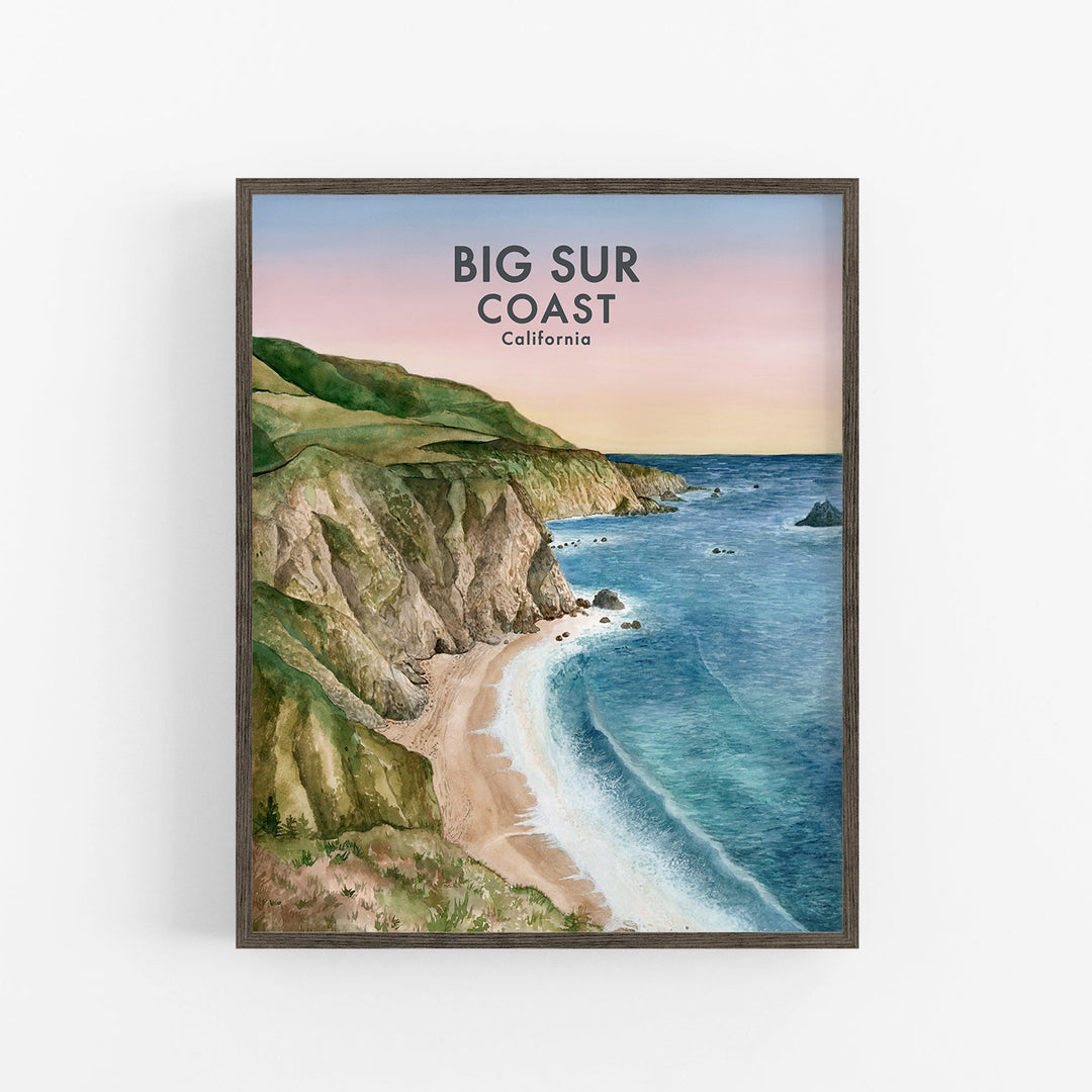 Big Sur Coast Poster - Brett Blumenthal Art