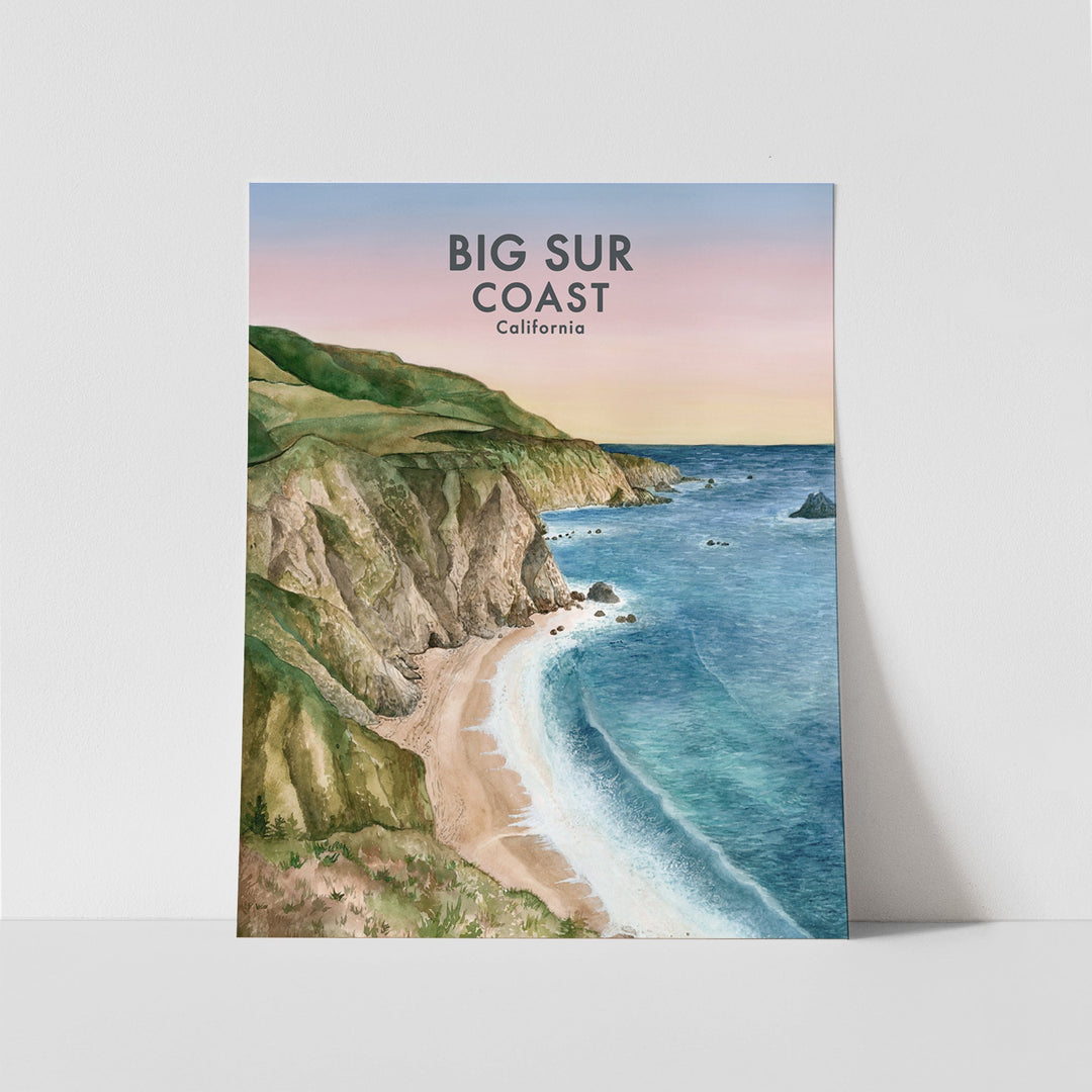 Big Sur Coast Poster - Brett Blumenthal Art