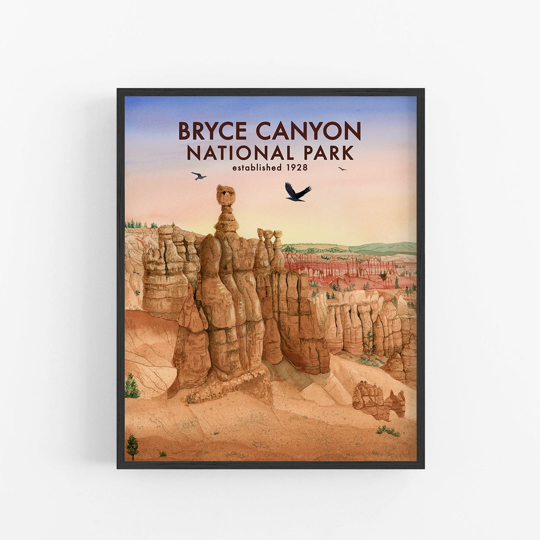 Affiche du parc national de Bryce Canyon