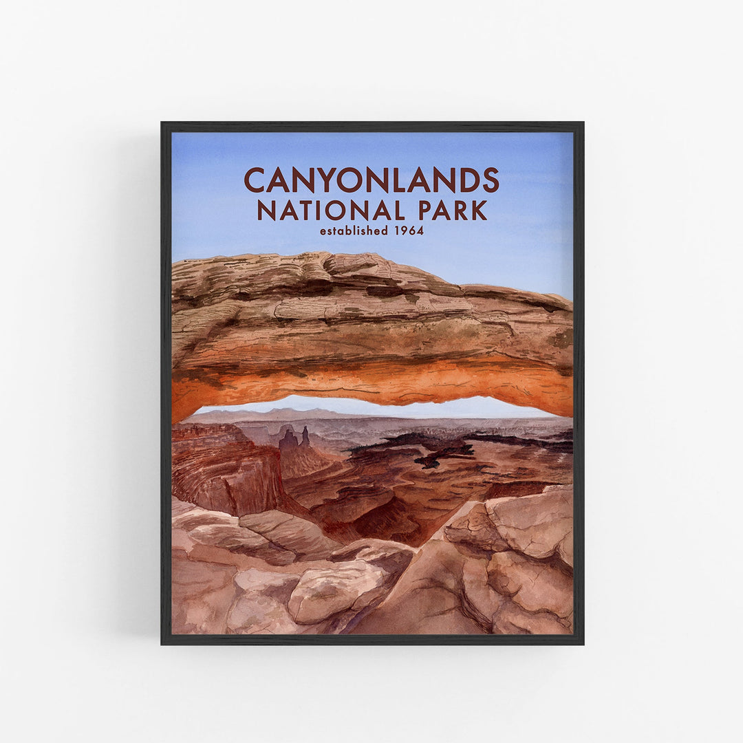 Affiche du parc national de Canyonlands