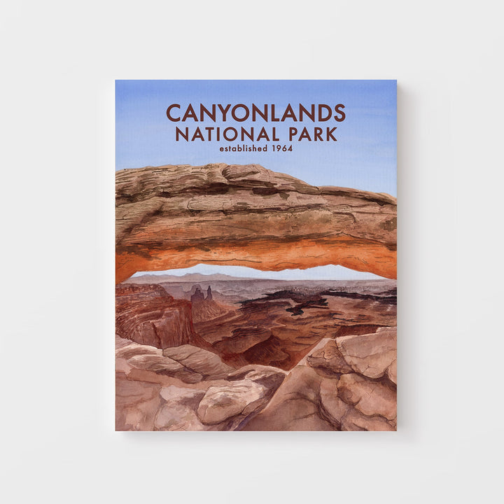 Affiche du parc national de Canyonlands