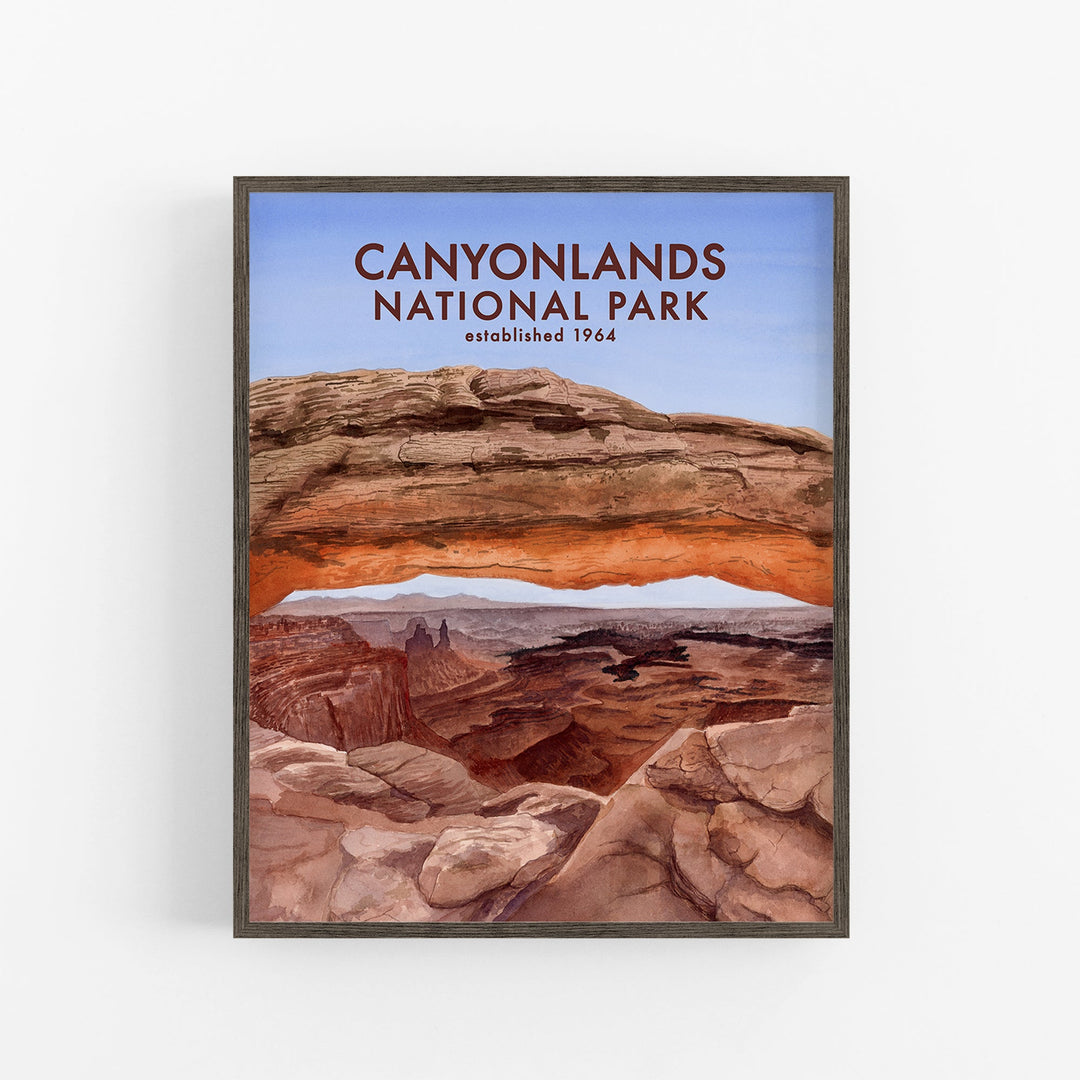 Affiche du parc national de Canyonlands