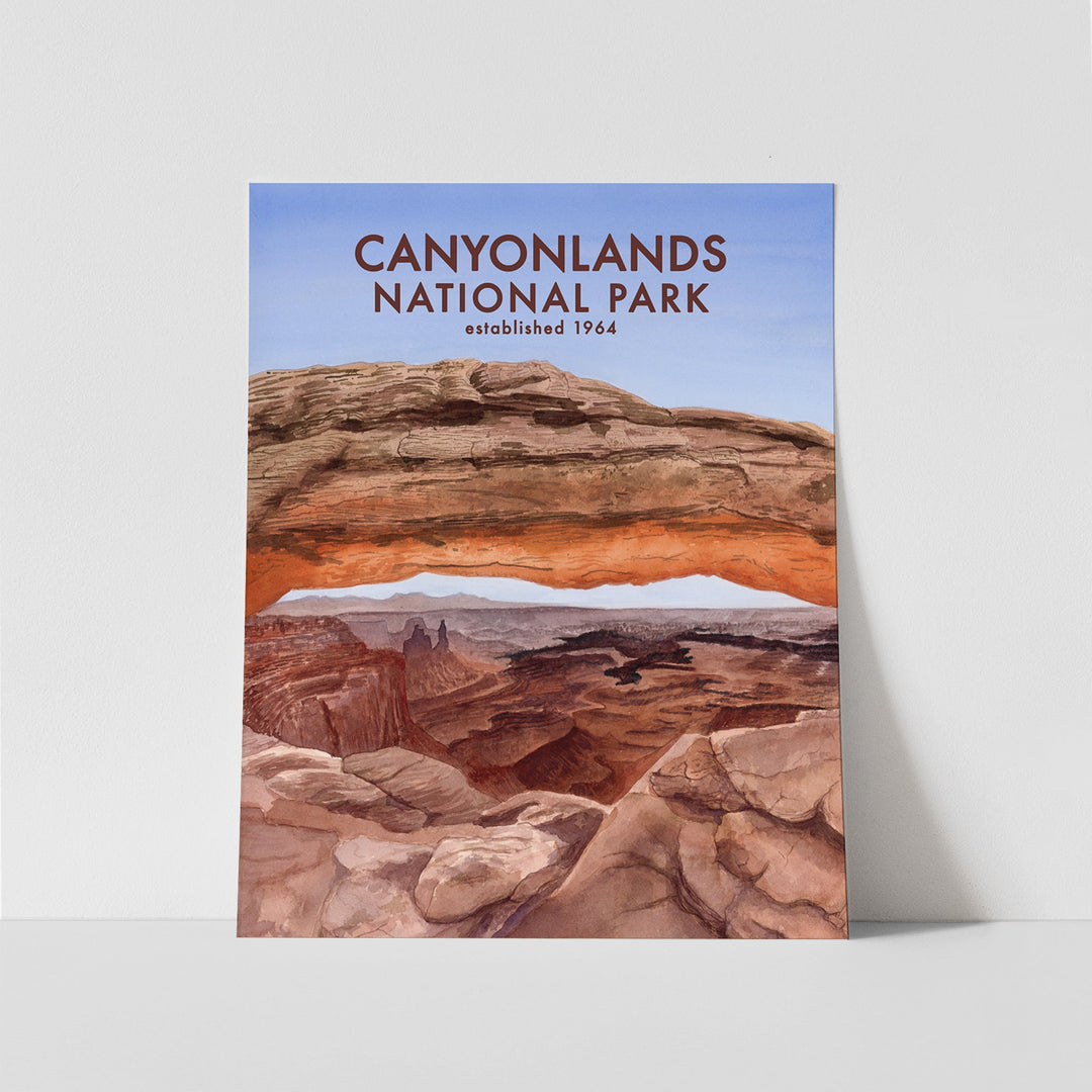 Affiche du parc national de Canyonlands