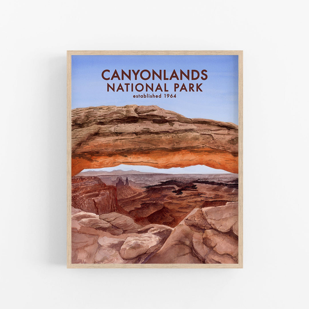 Affiche du parc national de Canyonlands