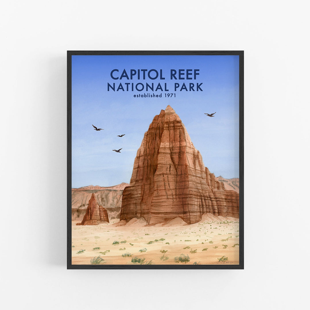 Affiche du parc national de Capitol Reef