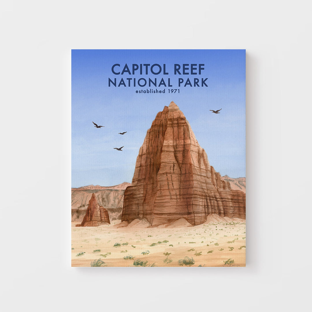 Affiche du parc national de Capitol Reef