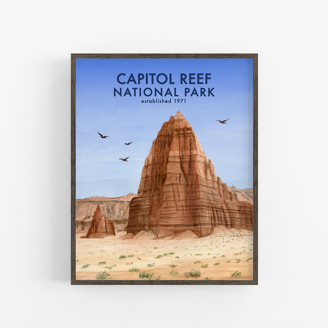 Capitol Reef National Park Poster | Cathedral Valley - Brett Blumenthal Art