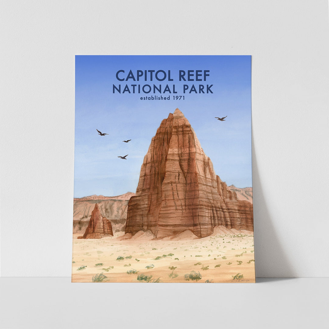 Affiche du parc national de Capitol Reef