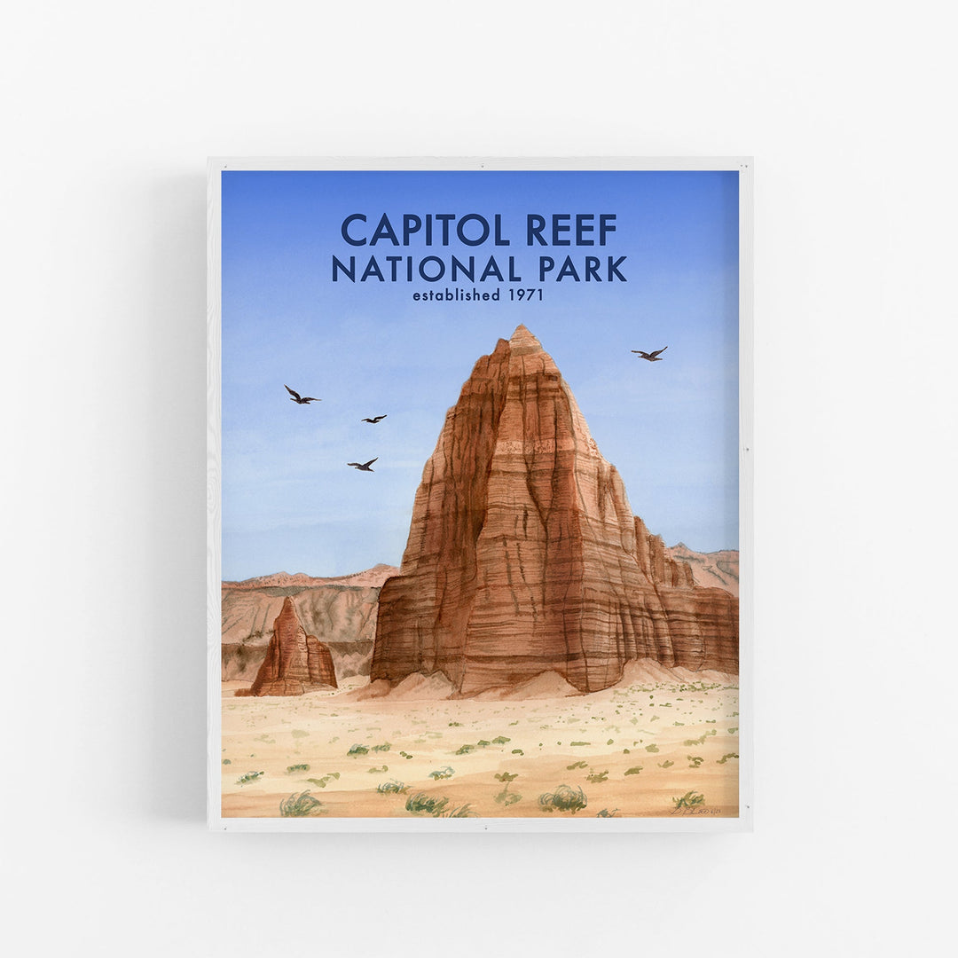 Affiche du parc national de Capitol Reef