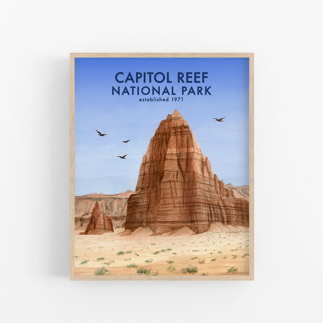 Capitol Reef National Park Poster | Cathedral Valley - Brett Blumenthal Art