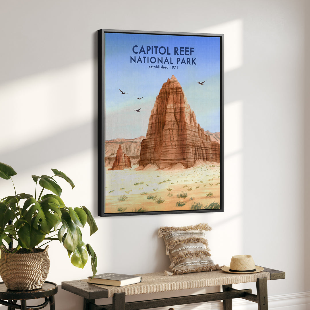 Affiche du parc national de Capitol Reef