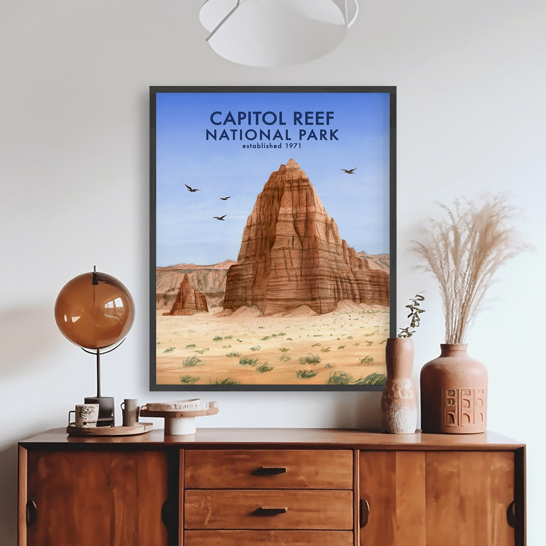 Capitol Reef National Park Poster | Cathedral Valley - Brett Blumenthal Art