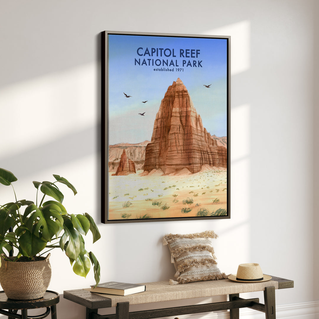 Affiche du parc national de Capitol Reef