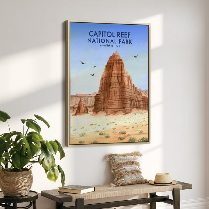 Affiche du parc national de Capitol Reef