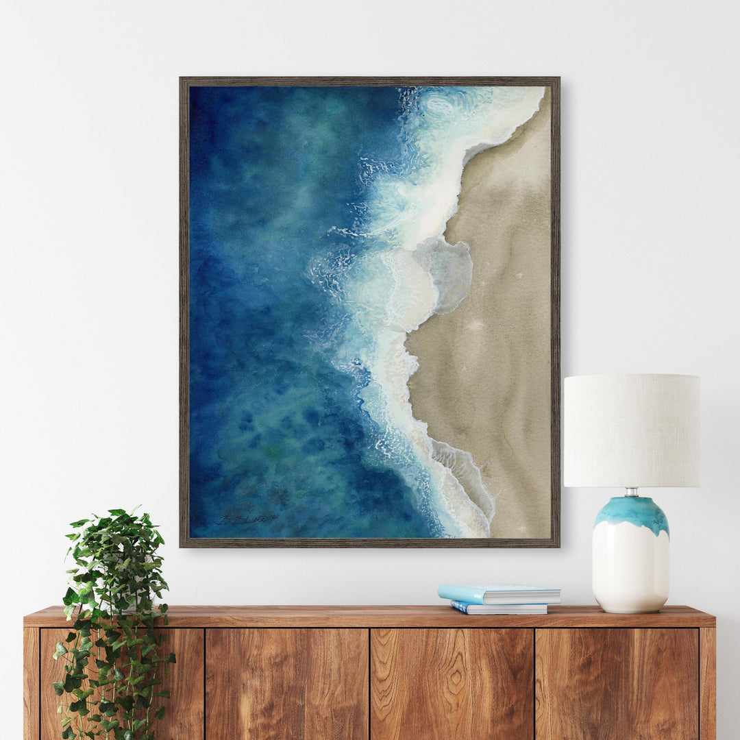 Ocean Dreams Watercolor Art