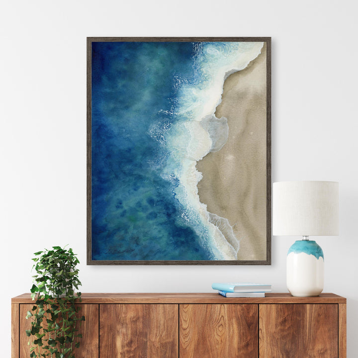 Ocean Dreams Watercolor Art