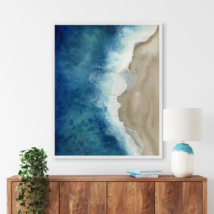 Ocean Dreams Watercolor Art