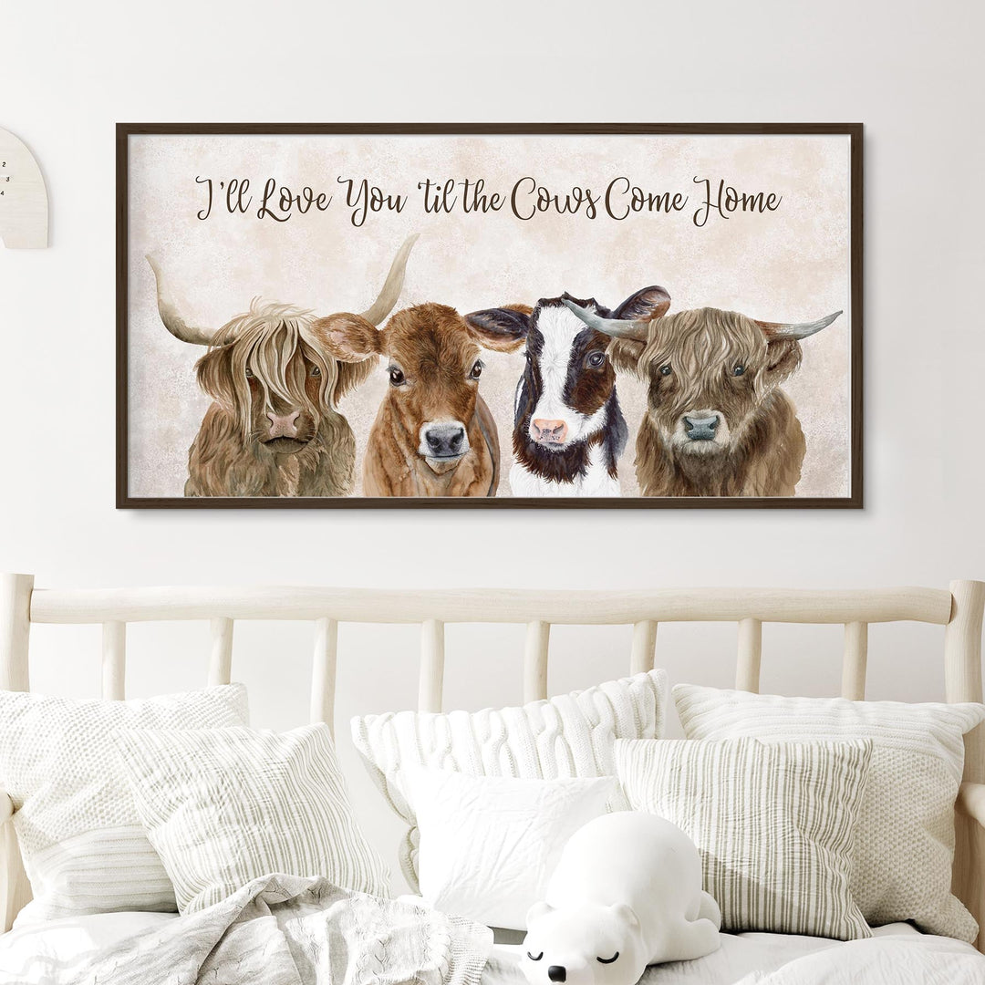 'Til the Cows Come Home Farm Print