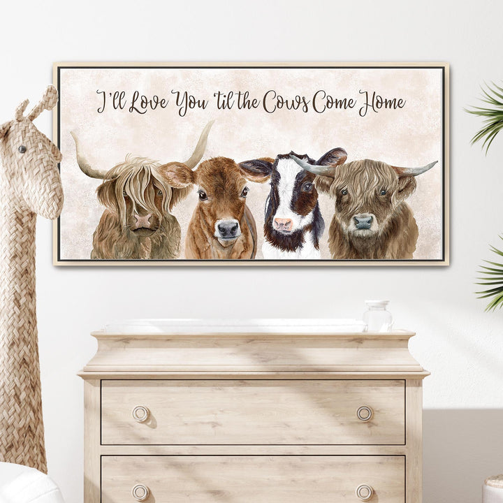 'Til the Cows Come Home Farm Print