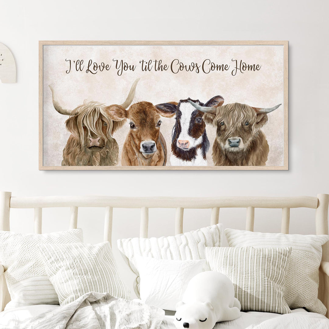 'Til the Cows Come Home Farm Print