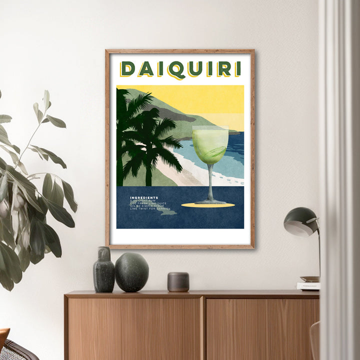 Daiquiri Cocktail Poster