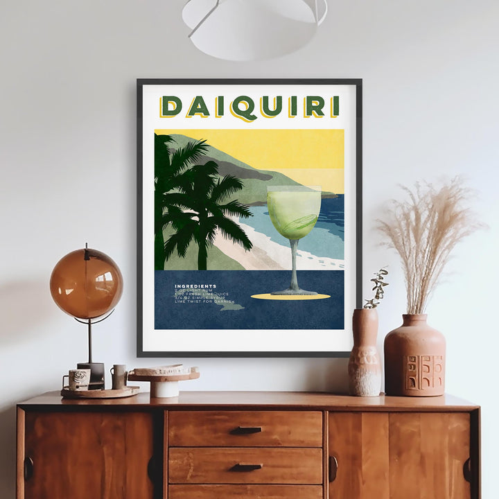 Daiquiri Cocktail Poster