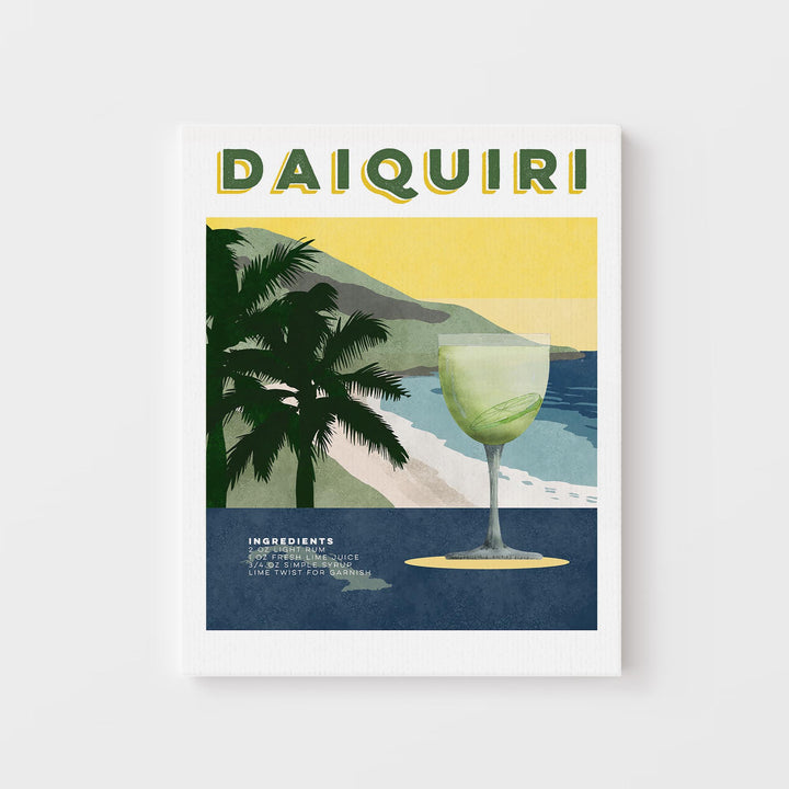 Daiquiri Cocktail Poster