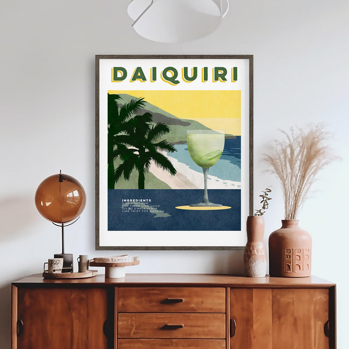 Daiquiri Cocktail Poster