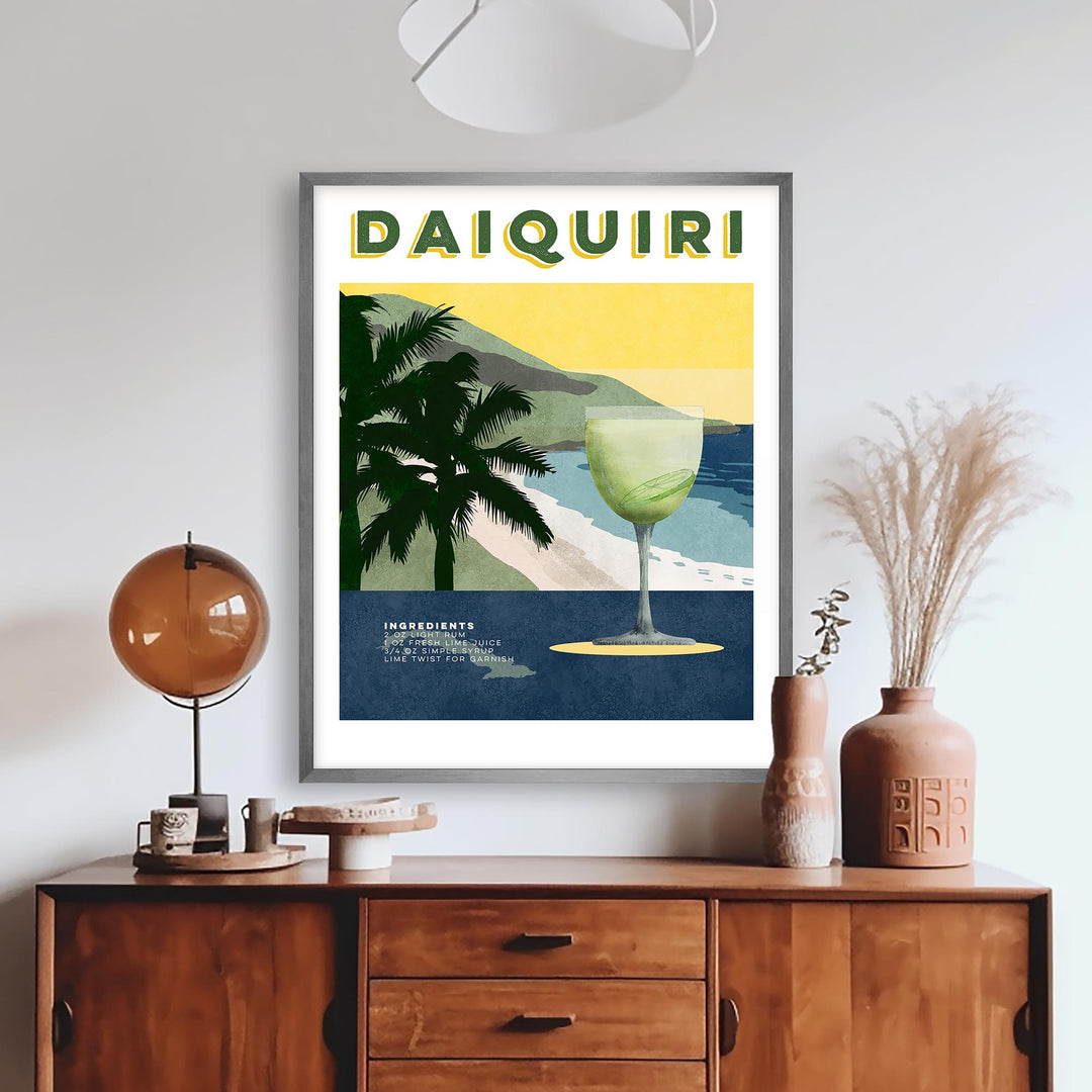 Daiquiri Cocktail Poster