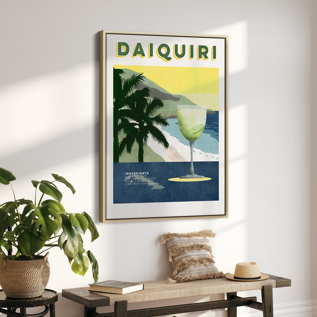 Daiquiri Cocktail Poster