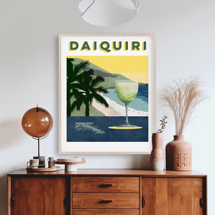 Daiquiri Cocktail Poster