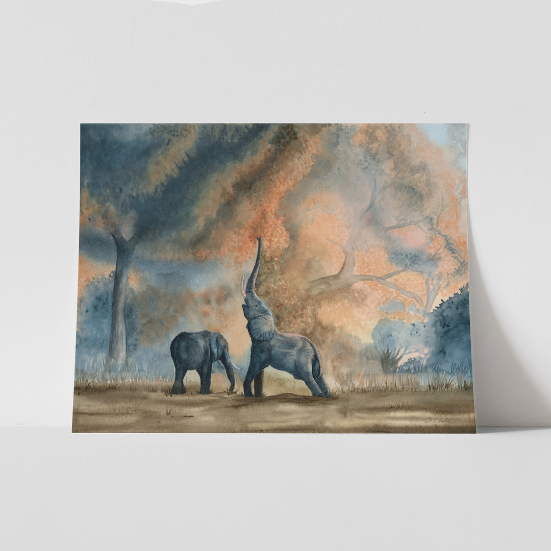 Elephants of the Mana Pools - Brett Blumenthal Art